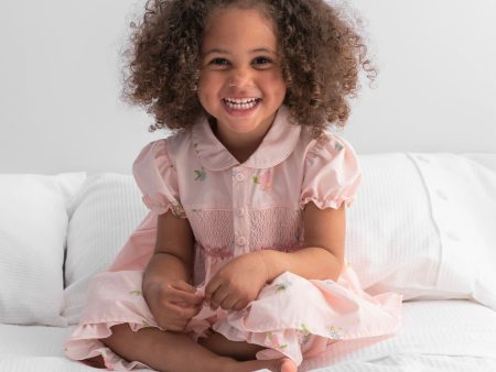 CARAMELO KIDS - Smocked Pyjamas - Peach Discount