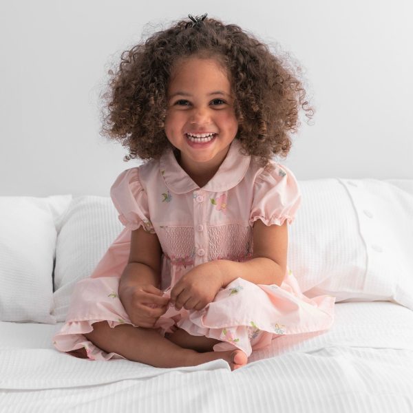 CARAMELO KIDS - Smocked Pyjamas - Peach Discount