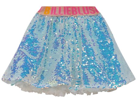 BILLIEBLUSH - Tye Top & Sequins Skirt Set - Iridescent Supply