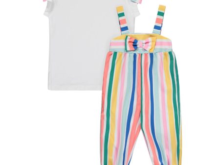 A DEE - Ursula La Isla Bonita Jumpsuit Set - Stripe Cheap