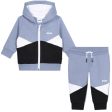 BOSS - Toddler Zip Hoodie Colour Block Tracksuit  -  Blue Sale