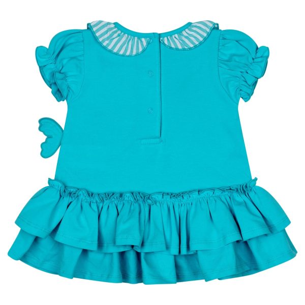 LITTLE A - Kim Little Fish Dress - Aruba Blue Online Hot Sale