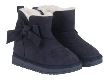 A DEE - From A Dee With Love Bowitiful Bow Ugg Boot - Dark Navy Online Sale