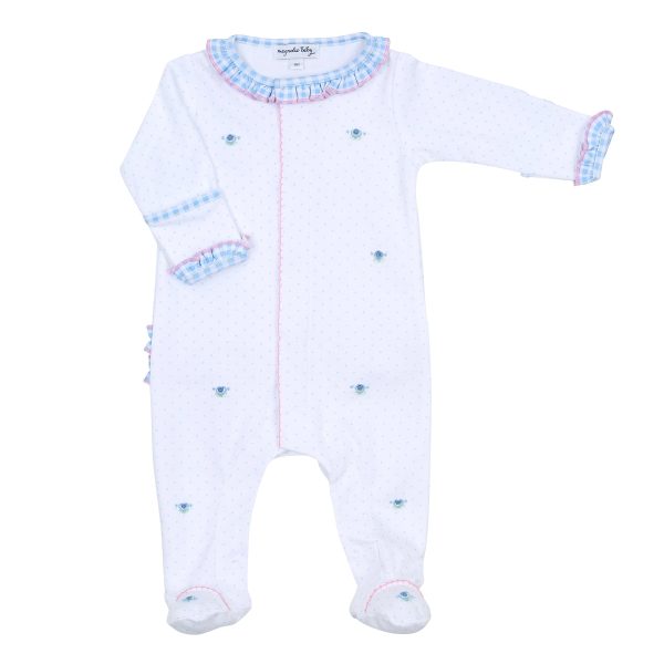 MAGNOLIA BABY - Anna’s Classics Ruffle Babygrow - Multi on Sale