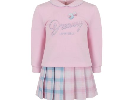 LAPIN HOUSE - Dreamy Skirt Dress - Pink on Sale