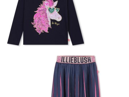 BILLIEBLUSH - Be Magic Skirt Set - Navy For Cheap