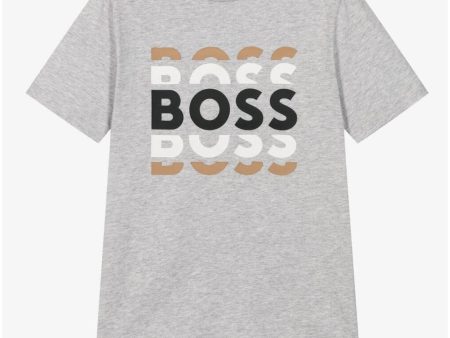 BOSS - Mini Me T-Shirt -  Grey Supply