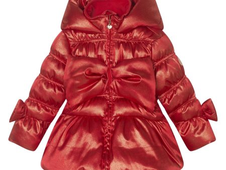 A DEE - From A Dee With Love Rihanon Glitter Bow Jacket - Red Online now