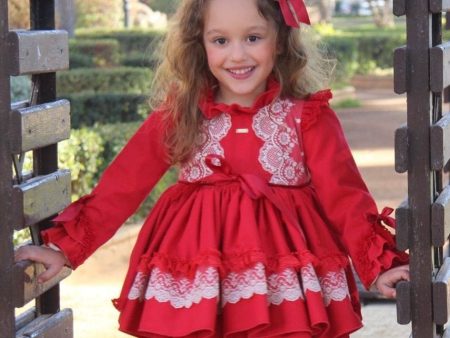 LA AMAPOLA - Caperucita Puffball Dress - Red Online Sale