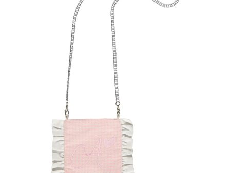 A DEE - Peony Dreams Annie Houndstooth Bag - Pink Sale