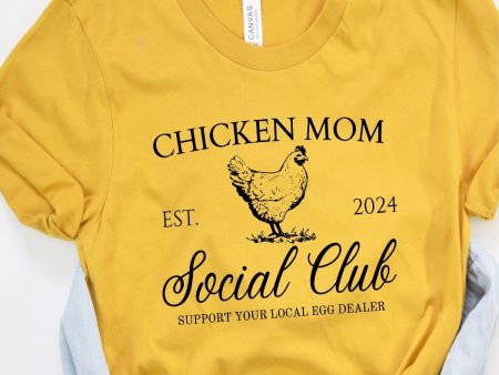 Chicken Mom Social Club  Tee Sale