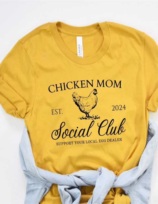 Chicken Mom Social Club  Tee Sale