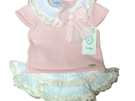 Rahigo - Two Piece Jam Pant Set -  Baby Pink on Sale