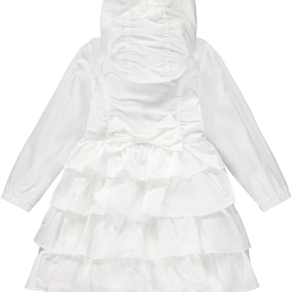 A DEE - Frill Hooded Jacket - White Online