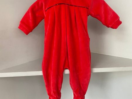 Coccode - Tartan Trim Babygrow - Red Fashion