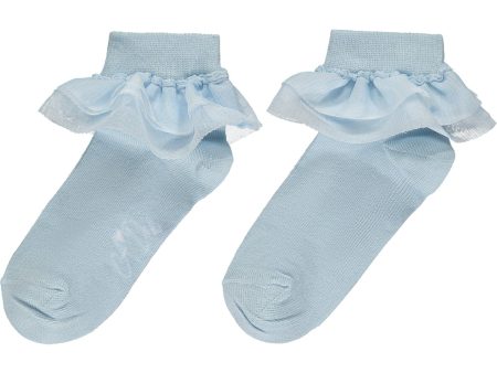 A DEE - Vivianna Tennis Club Ankle Socks - Blue Fashion