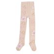 A DEE - Abstract Teddy Serenity Teddy Print Tights - Beige Supply