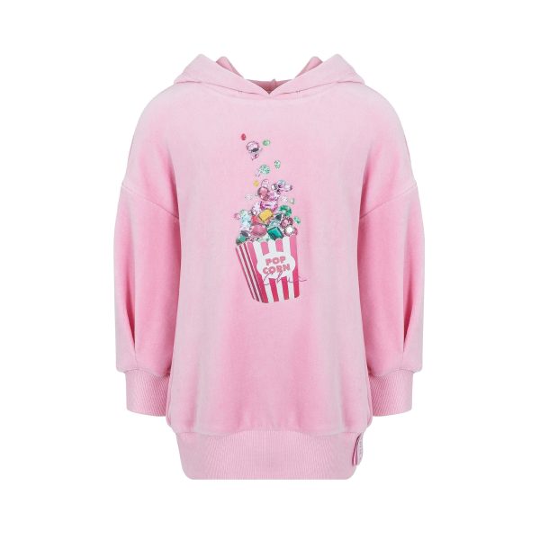 LAPIN HOUSE - Pop Corn Jumper Dress - Pink Fashion