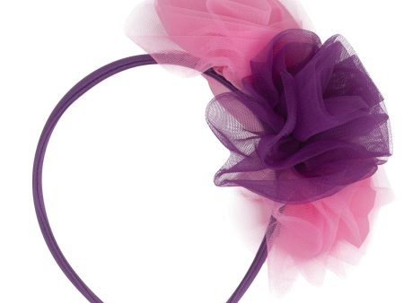 A DEE - Star Love Tianna Pom Pom Hairband - Bold Purple Cheap