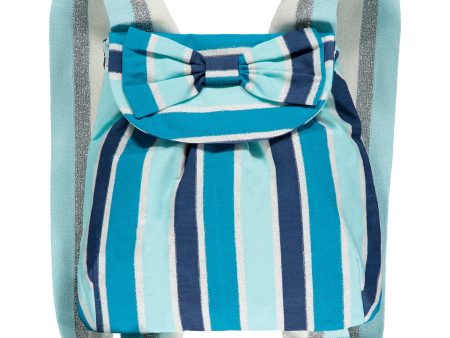 A DEE - Mr Unicorn Dionne Stripe Backpack - Aqua Online now