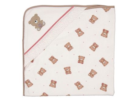 MAYORAL - Teddy Bear Towel - Natural Online Sale