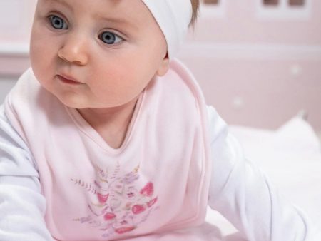 FIRST BABY - Strawberry Bib  - Pink For Cheap