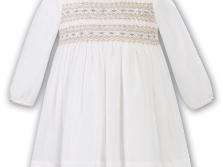 SARAH LOUISE -  Smocked Dress - Ivory Online