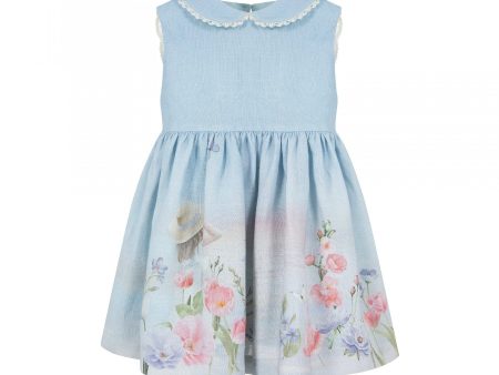 LAPIN HOUSE - Floral Dress - Blue Supply