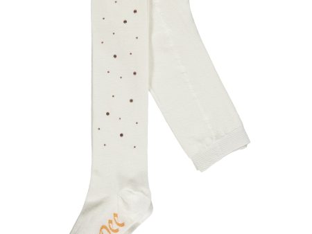 A DEE - Baroque Love Bridget Diamanté Tights - White For Sale