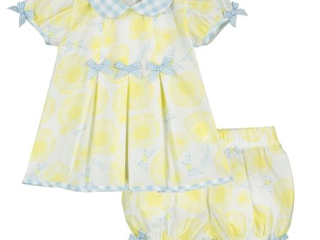 LITTLE A - Caroline Buttercup Dress -  Lemon Online now