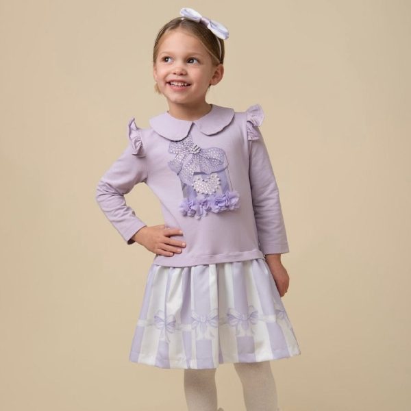 CARAMELO KIDS -  Present Dress- Lilac For Discount