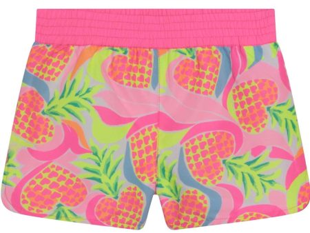 BILLIEBLUSH -  Pineapple Swim Shorts - Pink Online Sale