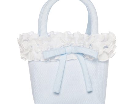 BALLOON CHIC - Ruffle Handbag - Blue Online