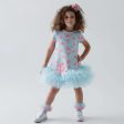 Daga - Magic Bow Tutu Dress - Turquoise Online Hot Sale