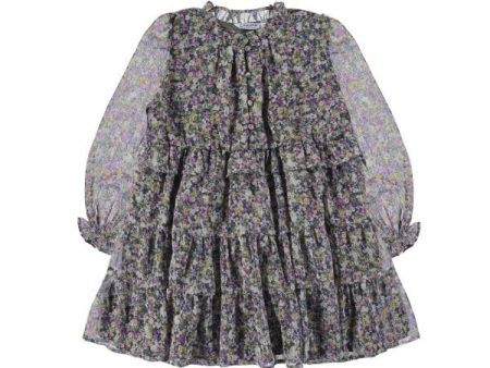 MAYORAL - Floral Dress - Lilac Online