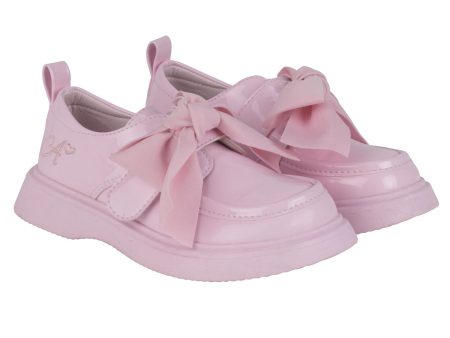 A DEE - Abstract Teddy Mary Bow Shoe - Pink Sale