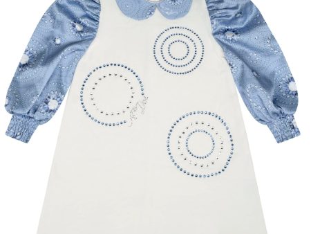 A DEE - A Dee On Ice Prya Satin Printed Sleeve Dress - Snow White Online Sale