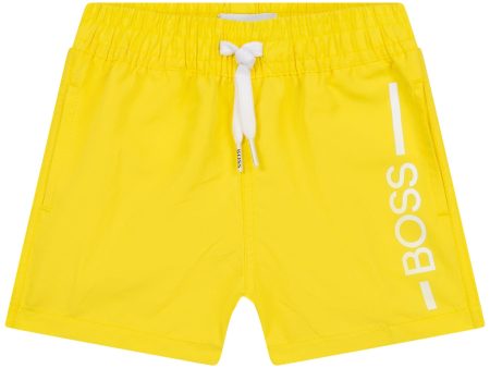 HUGO BOSS - Swim Shorts - Yellow Cheap