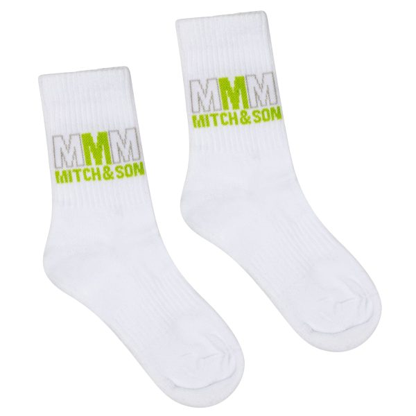 MITCH & SON - West JNR Socks - White Supply