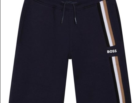 HUGO BOSS -  Jersey Short - Navy Online