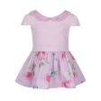 LAPIN HOUSE - Stripe Rose Dress - Pink Online