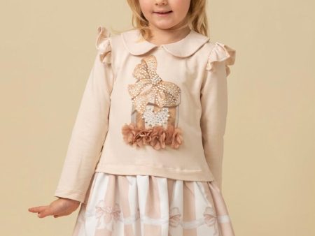 CARAMELO KIDS -  Present Dress- Mink Sale