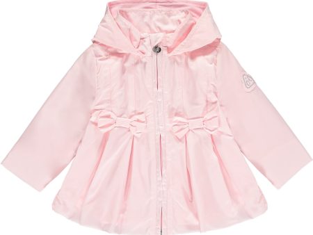 LITTLE A - Delilah Bow Jacket - Pink For Discount