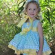 LA AMAPOLA - Valeria Baby Dress & Knickers - Yellow Fashion