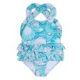 A DEE - Ariel Ocean Pearl Print Swimsuit - Aruba Blue Sale