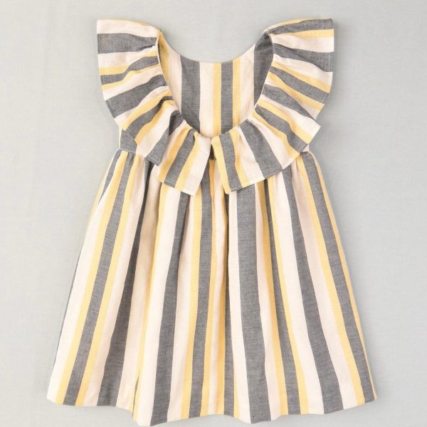 COCOTE- Stripe Dress - White Online Hot Sale