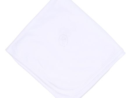 MAGNOLIA BABY - Blessed Blanket - White For Discount