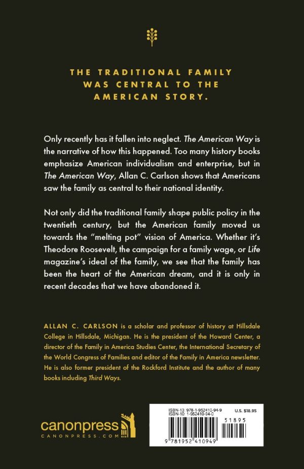 The American Way: Family and Community in the Shaping of the American Identity For Sale