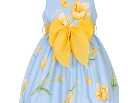 BALLOON CHIC - Tulip Dress - Blue Online now