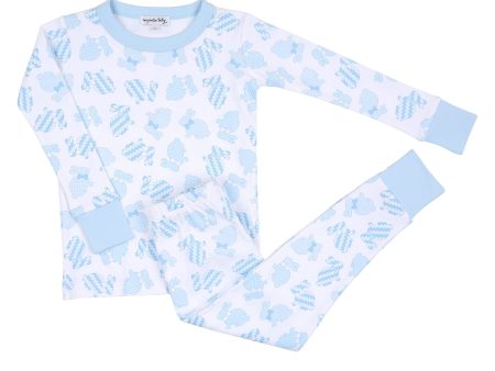 MAGNOLIA BABY -  Little Cottontails Pyjamas - Blue Online now